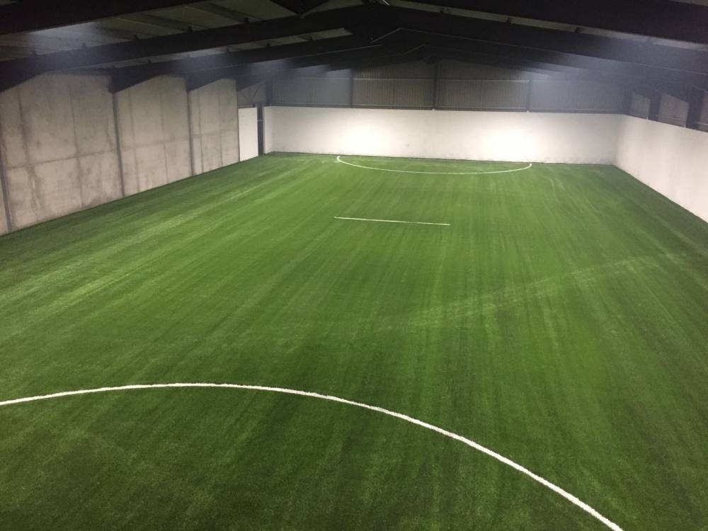 Broadford GAA indoor artificial grass training pitch