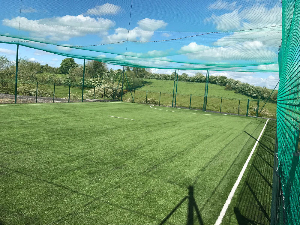 Project including grass carpet installation at Killyconnan Sports Ground