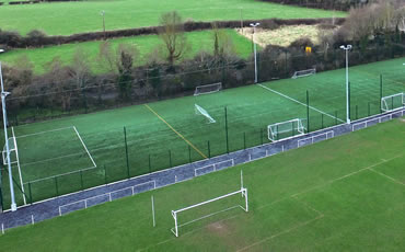 st mochtas astro turf pitch & floodlights project