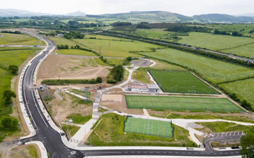 astro turf pitches at Beckett Park