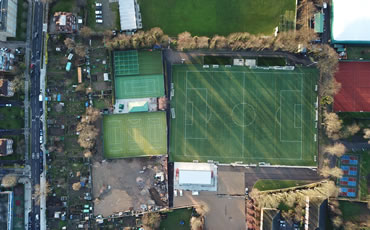 astro turf pitches at Club Des Sports