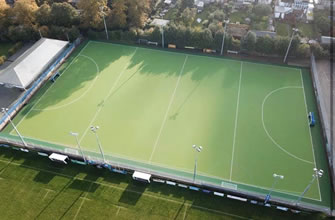Artificial grass hockey pitches