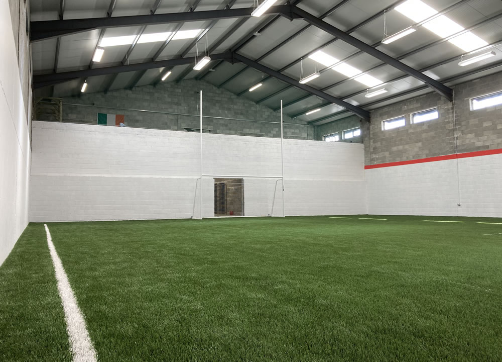 Smith O Briens indoor artificial grass training pitch