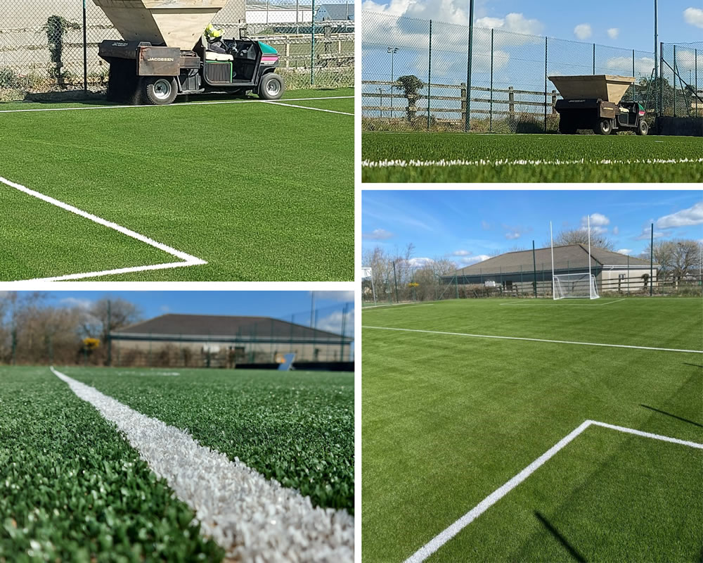 artificial grass multi-sport pitces at Pobalscoil Na Trionóide in Youghal