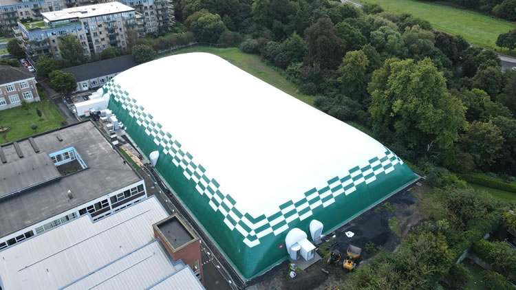 PST Sport air dome at Our Lady’s Secondary School in Terenure
