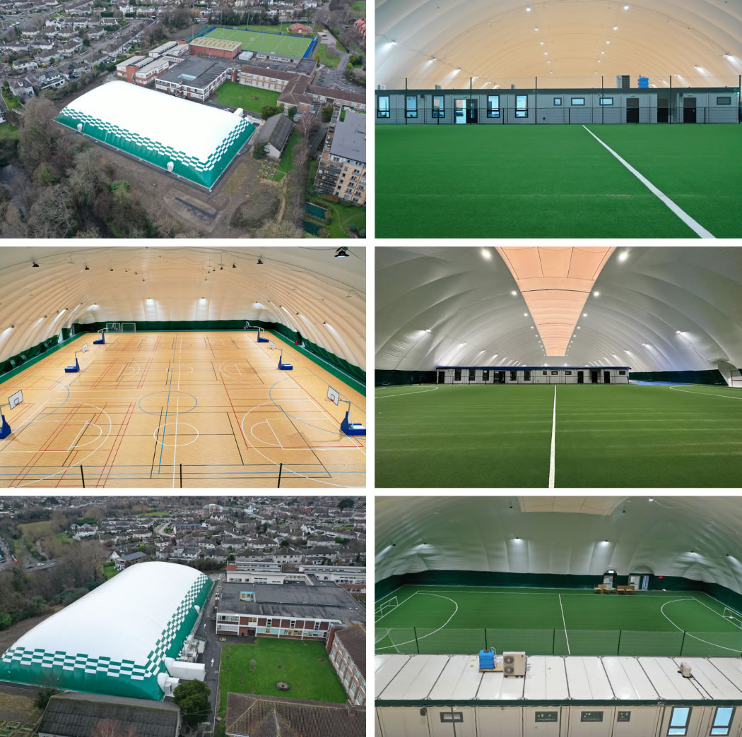 Air dome at Our Lady's School in Terenure - Installed by PST Sport