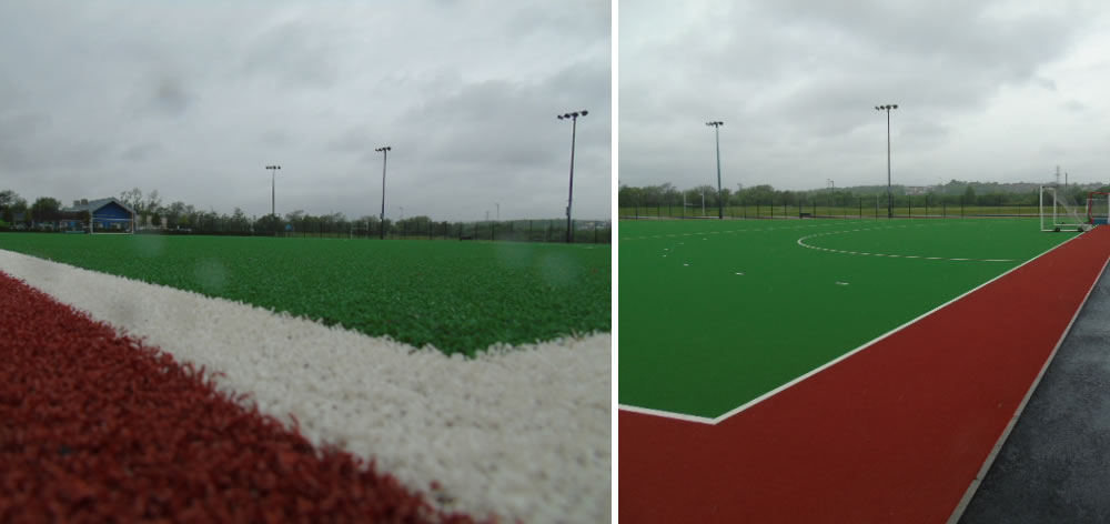 Artificial turf hockey pitch at Elba Sports Complex - installed by PST Sport