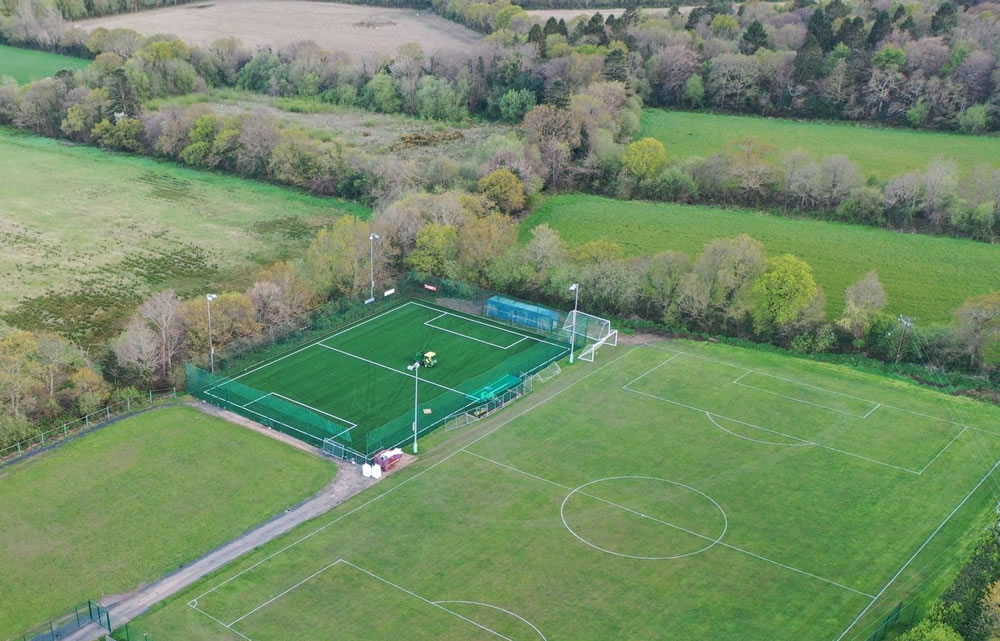 Artificial grass pitch resurface at Ashford Rovers AFC - by PST Sport