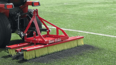 Base rake for artificial grass pitch maintenance - PST Sport