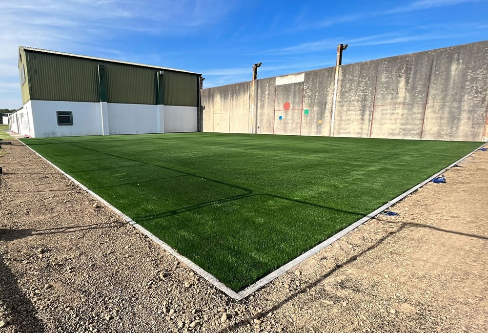 Artificial grass training area at St Mogues GAA - installed by PST Sport