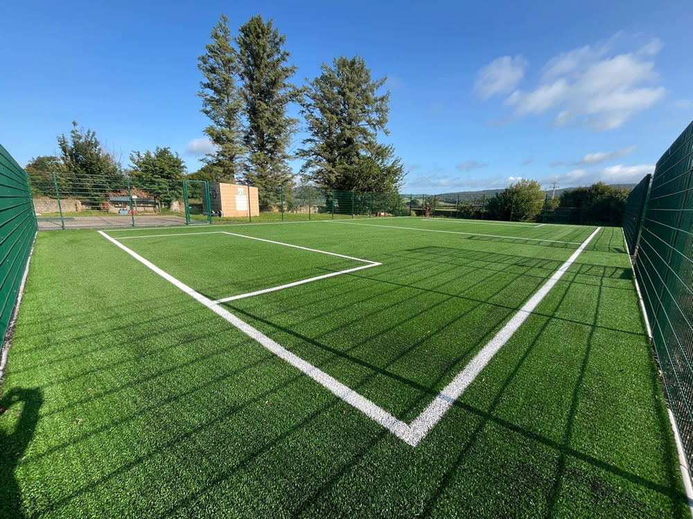 Artificial grass pitch at Carriglea National School in Dungarvan, Co. Waterford - Installed by PST Sport