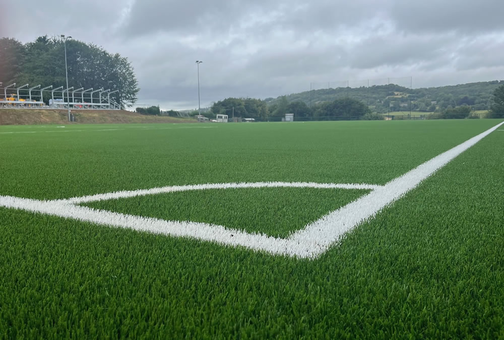 Larkhall Athletic Football Club artificial grass pitch - installed by PST Sport