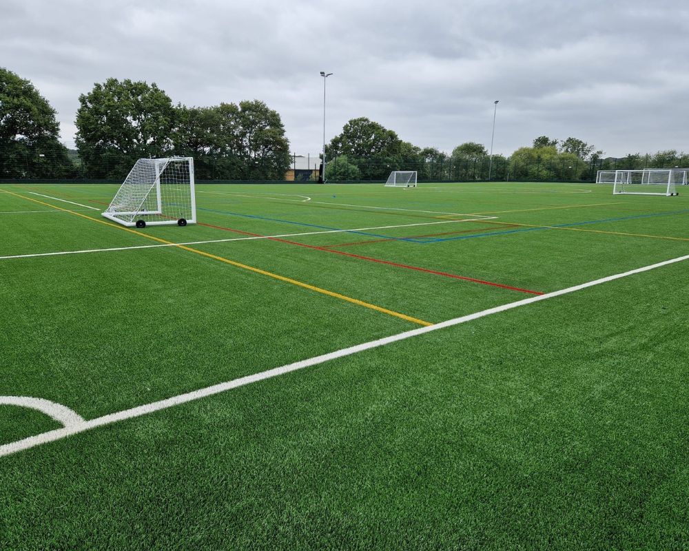 FIFA Quality approved artificial turf pitch at The Deanes School in Essex - Installed by PST Sport