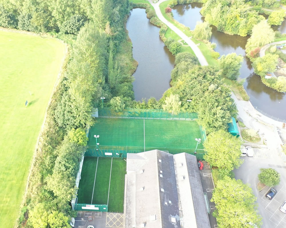 Faughs GAA artificial grass pitch - installed by PST Sport