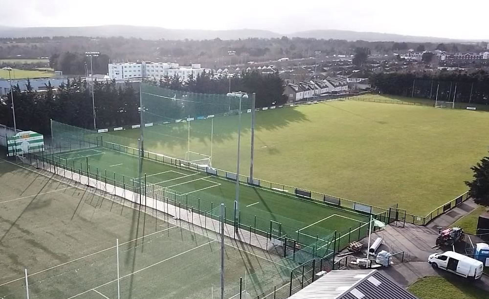 1,400 sq/m artificial grass pitch at Round Tower GAA