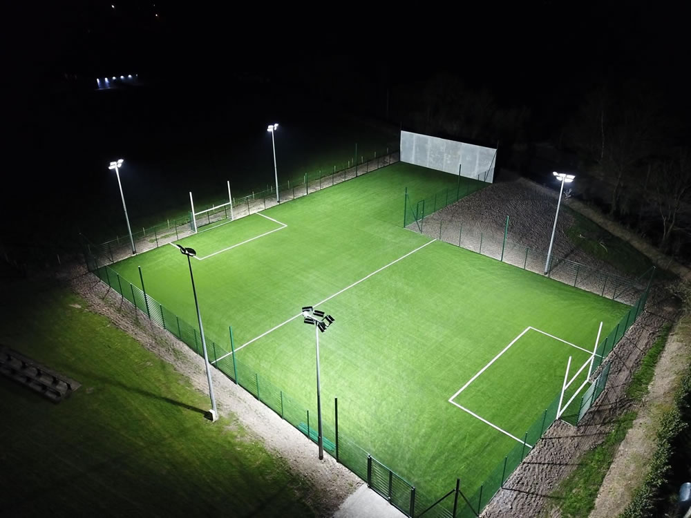 Artificial grass pitch at Ballybacon Grange GAA in Co. Tipperary - pitch contractor PST Sport.