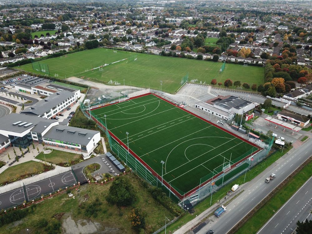 12,000m² GAA approved artificial grass pitch at St Brigid's GAA in Castleknock.