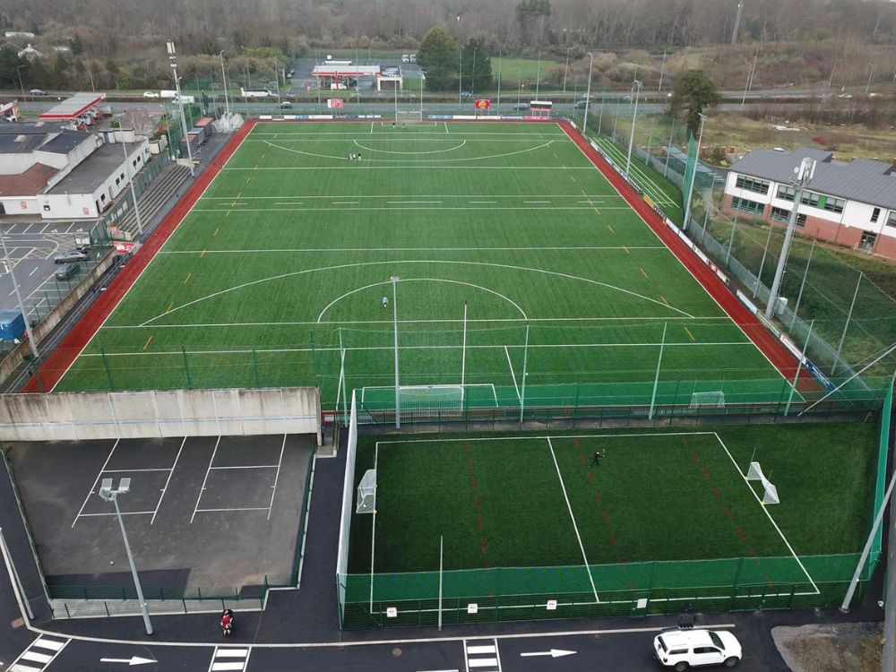 New training pitch and ball wall at St Brigid’s GAA in Castleknock - pitch construction by PST Sport