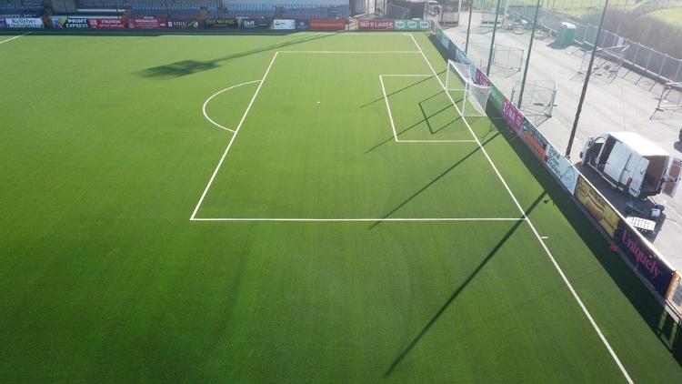 Pitch repairs complete at Oriel Park