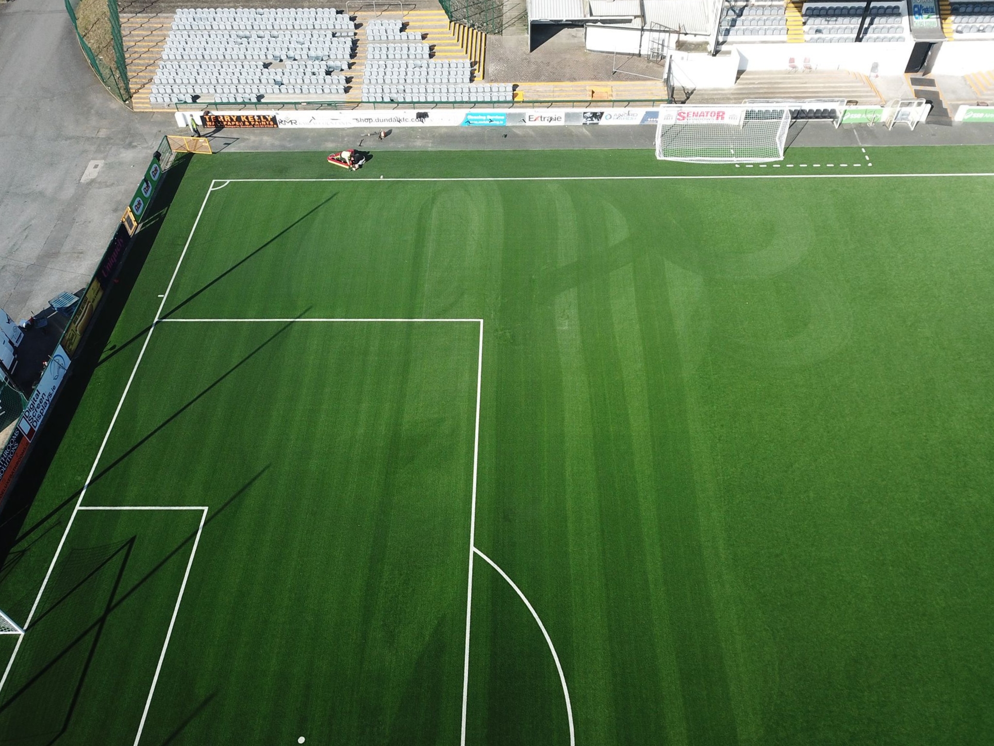 Pitch repairs complete at Oriel Park