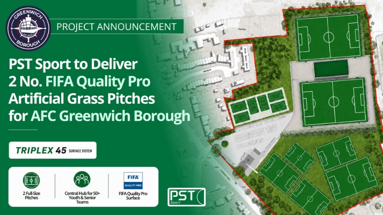 PST Sport to Deliver Two FIFA Quality Pro Artificial Grass Pitches for AFC Greenwich Borough